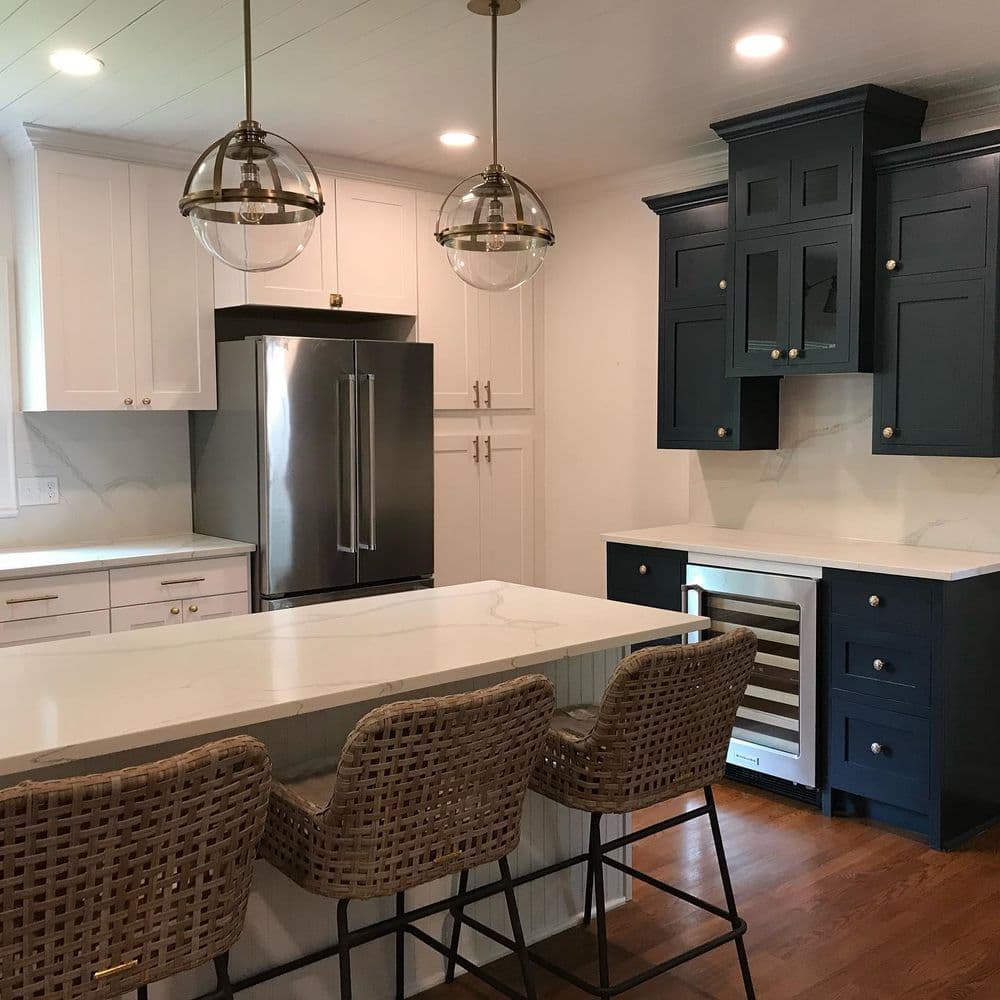 Complete Kitchen Remodel Before and After in Greensboro